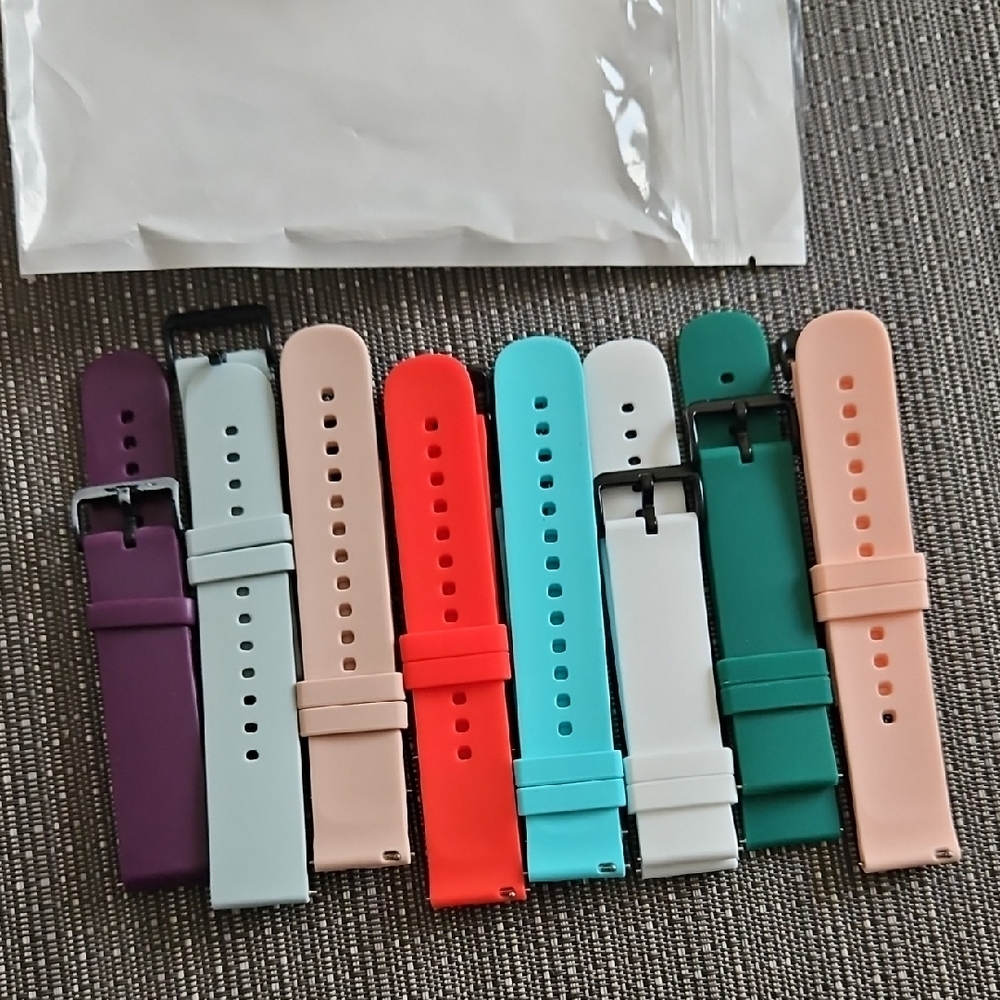 Colorful Silicone Watch Bands Set
